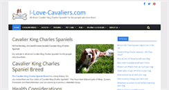 Desktop Screenshot of i-love-cavaliers.com